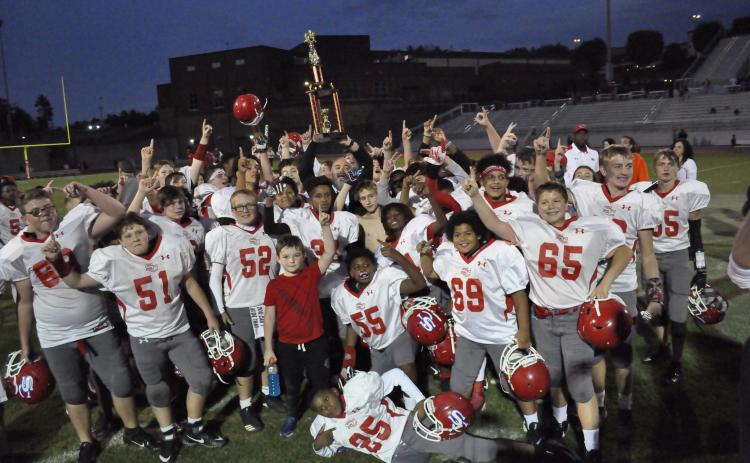 Stephens County Middle celebrates championship 