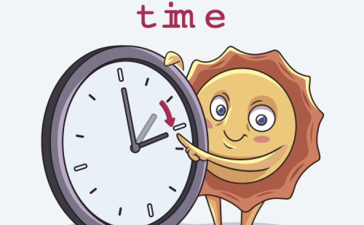 Set your clocks ahead an hour Saturday night / Sunday morning. Image by <a href="https://www.freepik.com/free-vector/hand-drawn-spring-time-change-illustration_12806100.htm#query=daylight%20savings%20time&position=3&from_view=keyword&track=ais">Freepik</a>