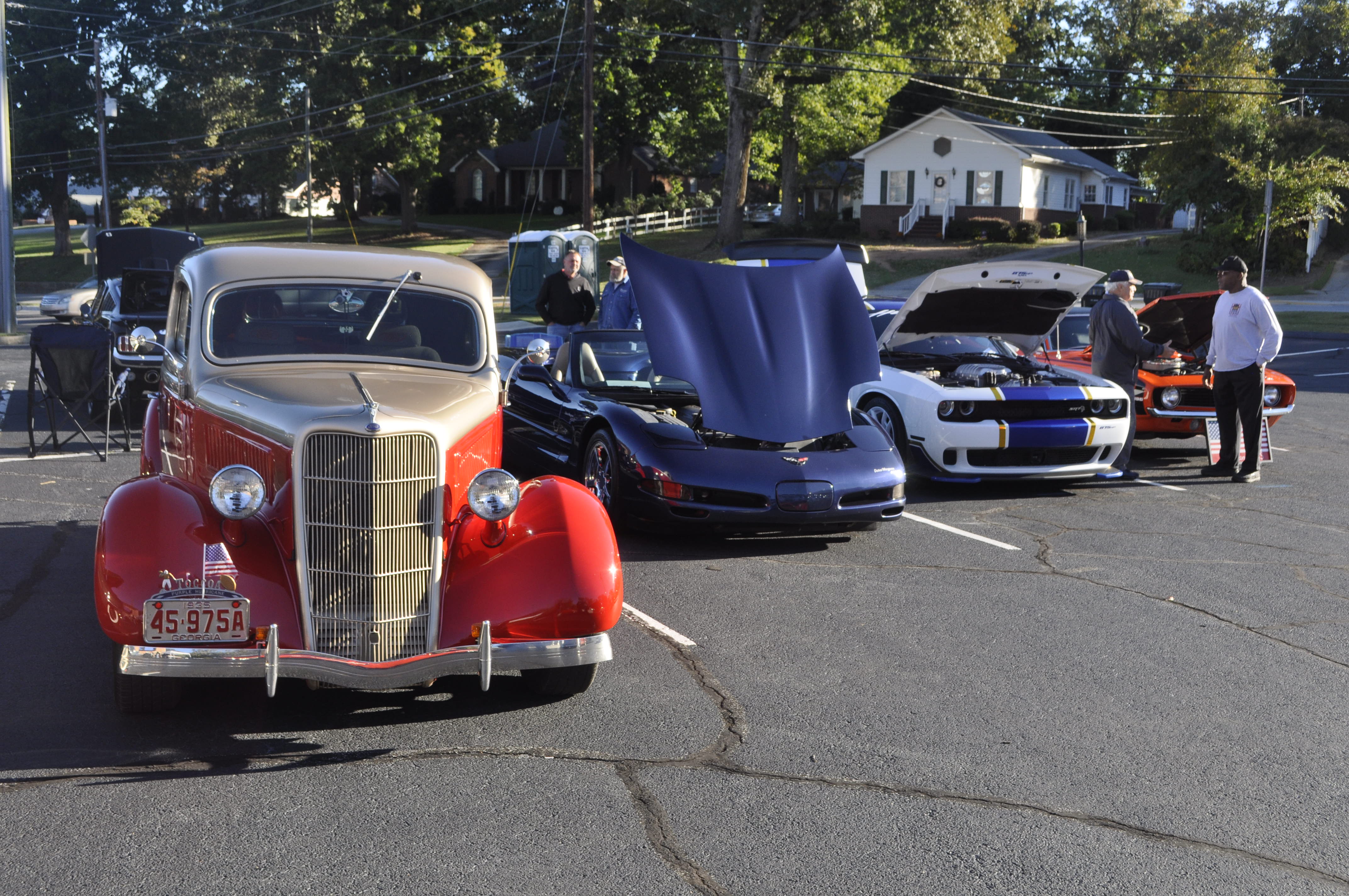 The Toccoa Rotary Club’s sixth annual car show was held Saturday, Oct. 17, at Toccoa First Baptist Church. Rotary Club president Kimberly Moavero told the club on Tuesday afternoon, Oct. 20, there were 15 vehicles in the show and 25 Rotarians volunteered for the event. All of the proceeds will be donated to support Open Arms Clinic.