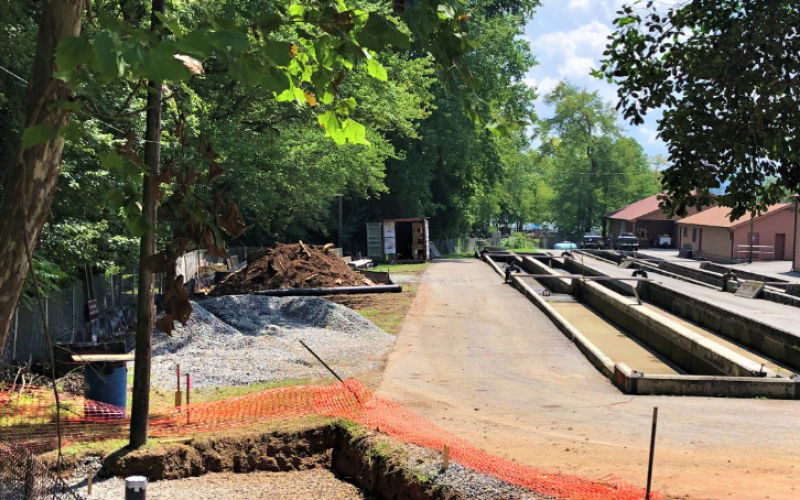 Renovation work has already started on the Lake Burton Fish Hatchery.