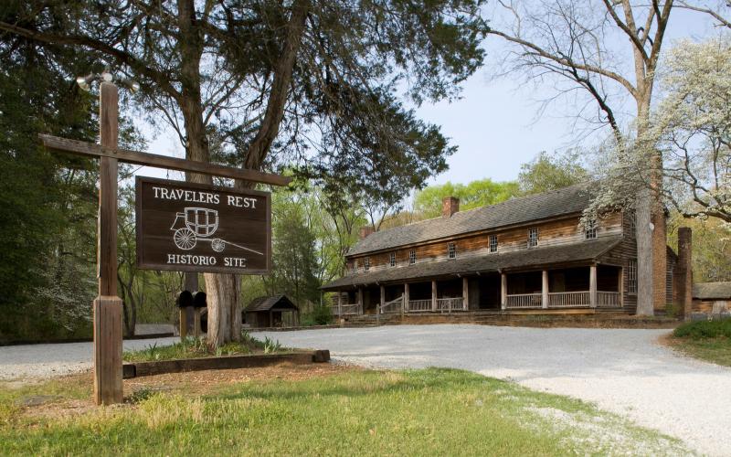 Traveler’s Rest, the old stagecoach inn and plantation on the banks of the Tugaloo River.