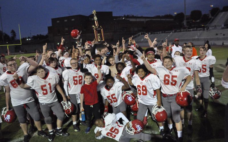Stephens County Middle celebrates championship