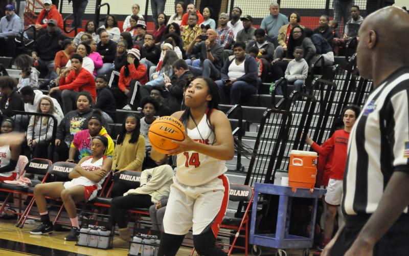 Marielle McNeal fires up a three