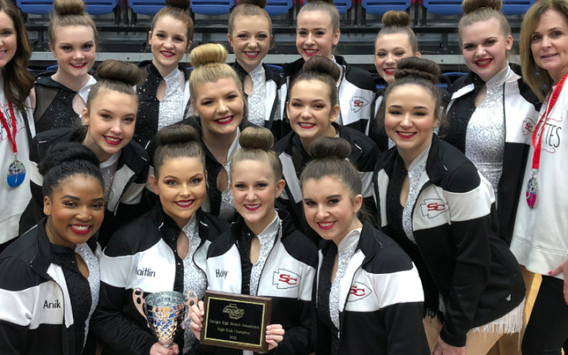 The Stephens County High School dance team took the championship Feb. 15.