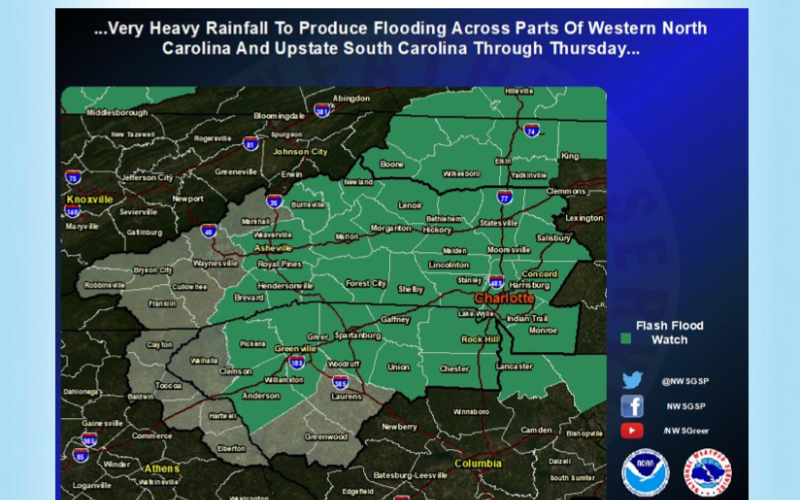 There's a slight risk of problems coming from approaching storms, said Stephens County EMA Director Danielle Rhodes.