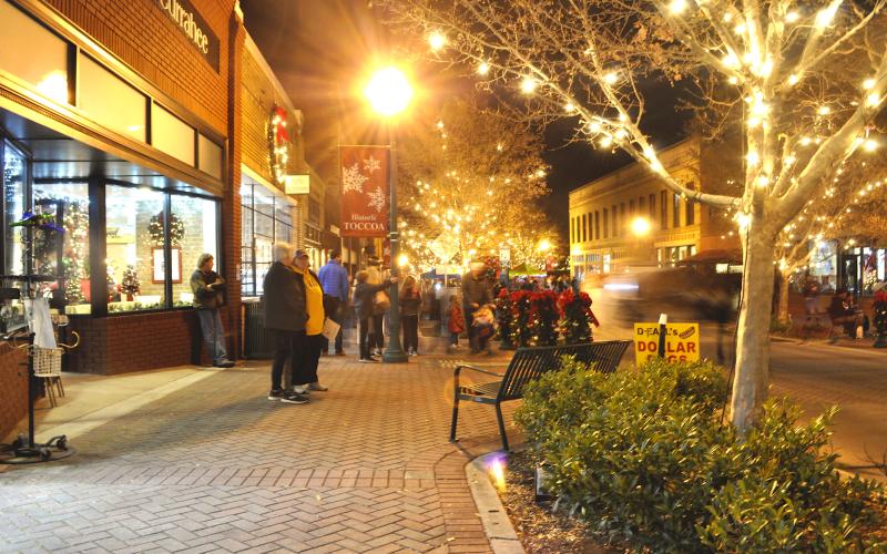 This year’s event in downtown Toccoa will be held on Friday, Dec. 4, from 6-9 p.m.