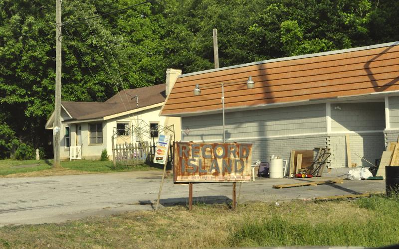 The Record Island building on Prather Bridge Road was the scene of major drug arrests.