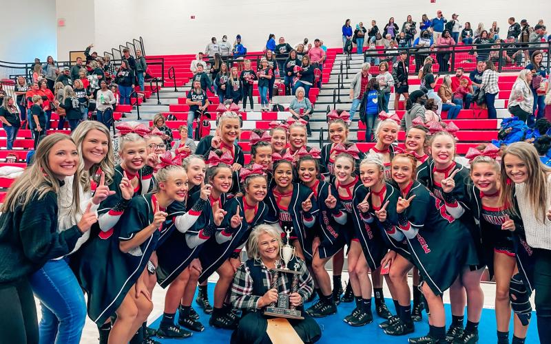 SCHS cheer celebrates region title
