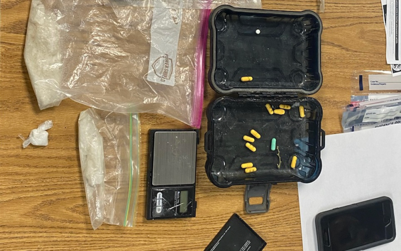 These are some of the drugs and drug paraphernalia seized by deputies in the Nov. 16 arrest.