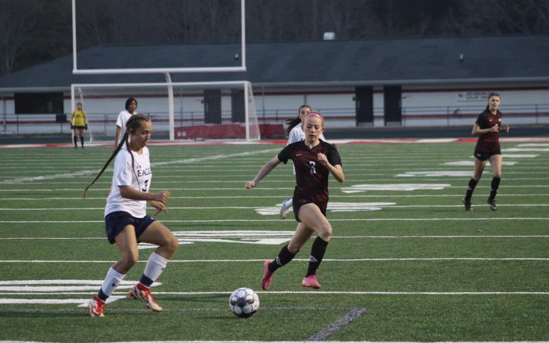 Julia Knight in a match against East Jackson
