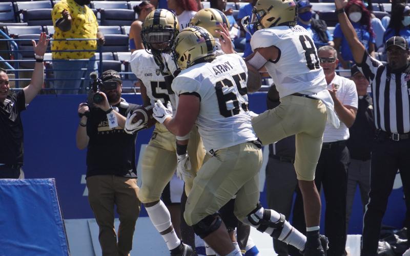 A.J. Howard in a game against GSU