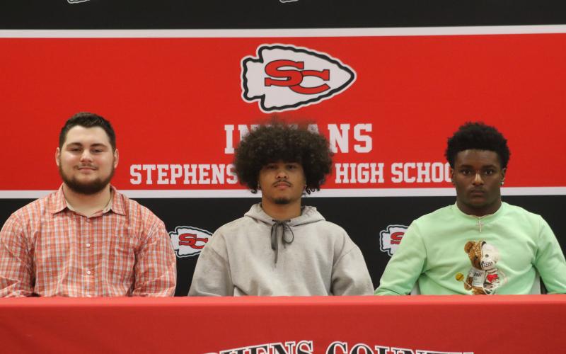 Walker Thomason, Vadole Fleming and Bryson Trimier