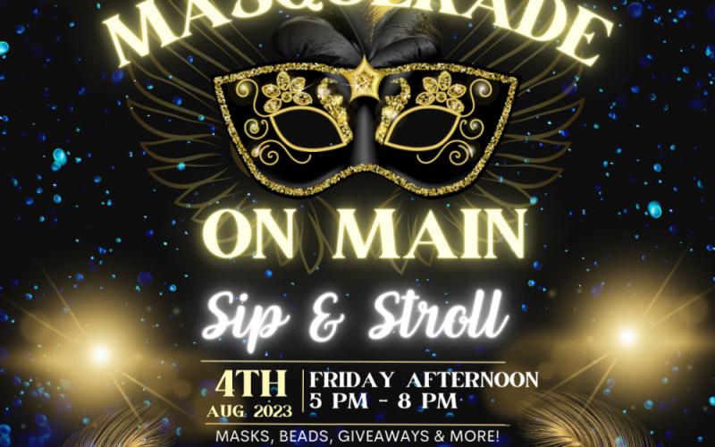 Have a sip and a stroll Aug. 4 in Toccoa.