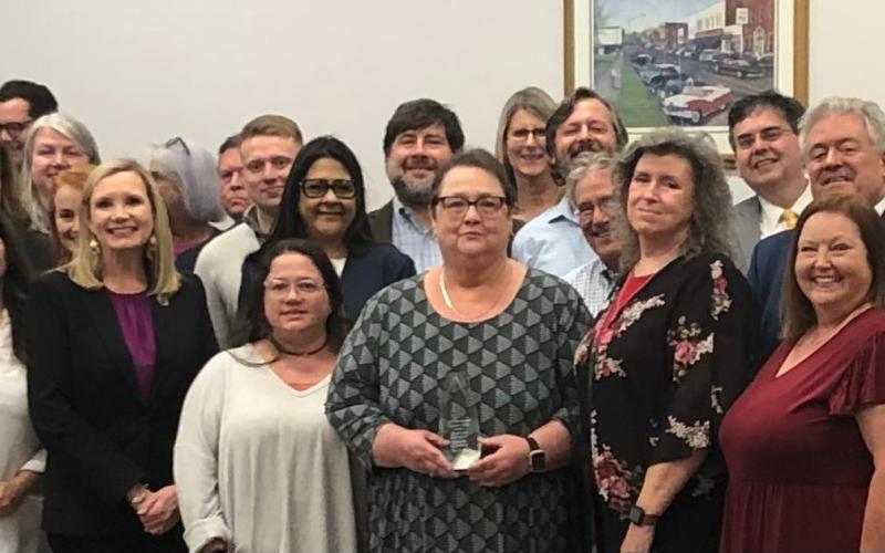 Probate Court Judge Glenda Ernest was awarded the trailblazer award.