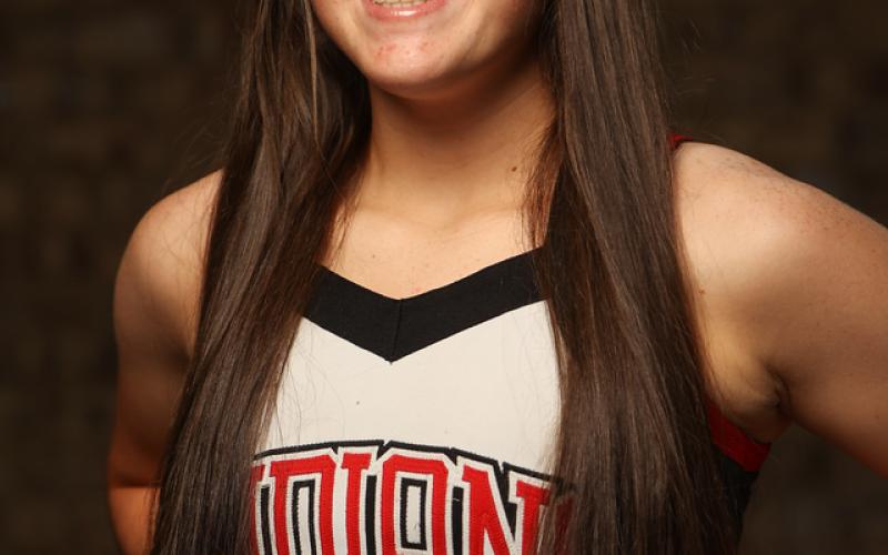 Kinsley Thomasonone of the two Stephens County Cheerleaders that were named to the GCCA top 30.