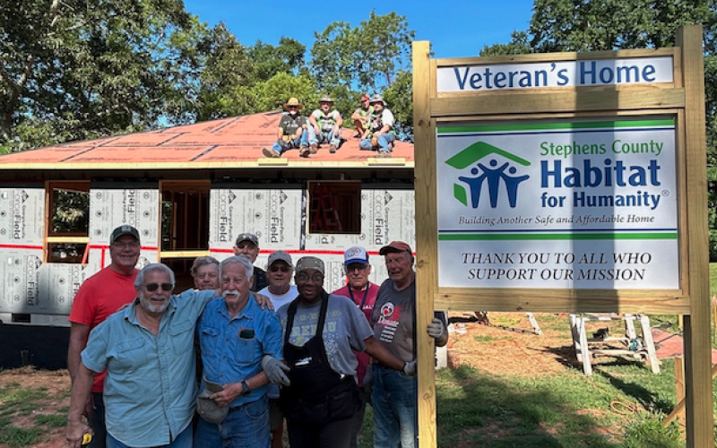 The Habitat for Humanity of Stephens County is currently working on its 27th home on South Broad Street for Gail Jones and her son, Markie.