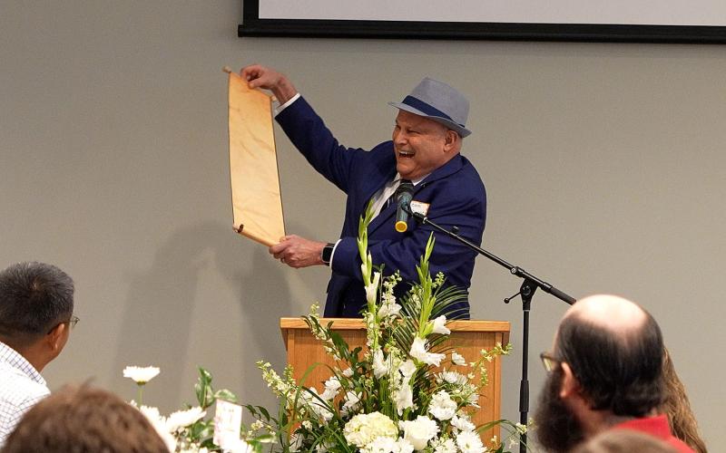 A retirement celebration for Leon Osborne was held July 11.