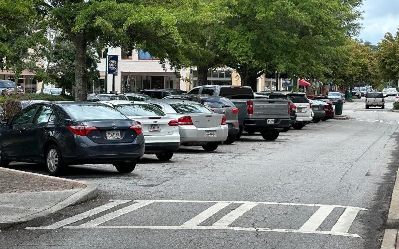 Parking in downtown Toccoa isn't a problem but providing more information such as signage could assist visitors according to a recent downtown study. Photo taken on a Thursday afternoon.