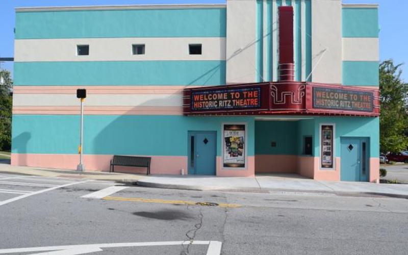 Since 1939, The Ritz Theatre has stood at the corner of Doyle and Broad Streets.