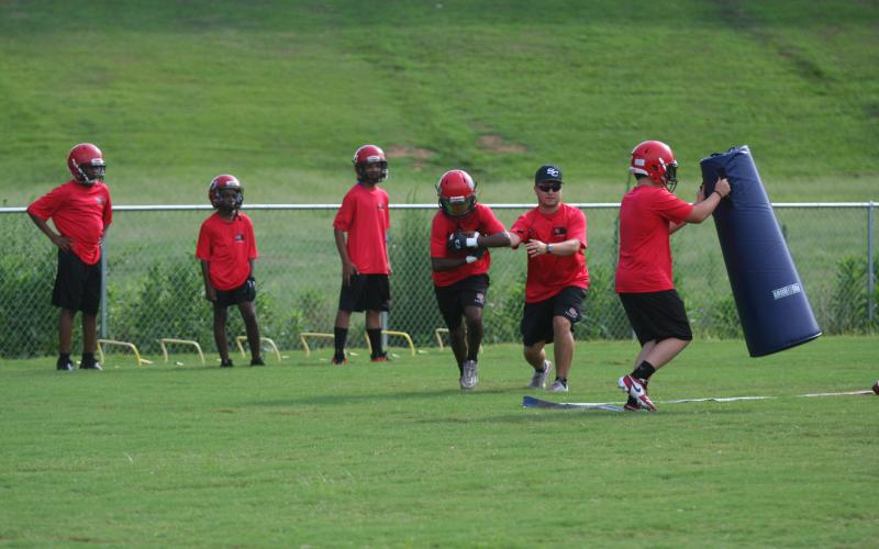 The Stephens County Middle School Rebels 2025 football season kicks off Aug. 6. Photo by Laura Shaw