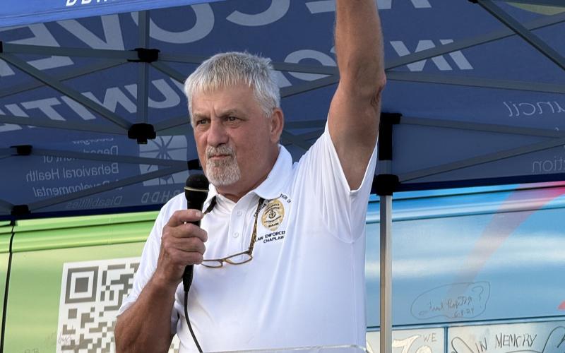 On Friday night, Sept. 19, the Georgia Recovers in Communities bus tour visited Stephens County and was parked at the Recreation Department. A festival was planned around it by Self Discovery 24, a local organization dedicated to helping those in recovery face addictions.
