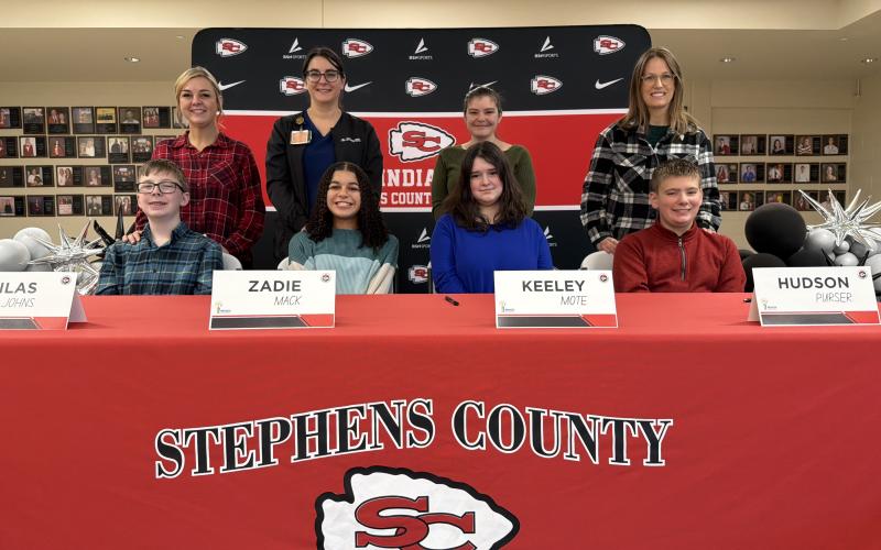 The Stephens County School System has announced that Stephens County Middle School eighth graders Silas Johns, Zadie Mack, Keeley Mote, and Hudson Purser are this year’s REACH scholars.