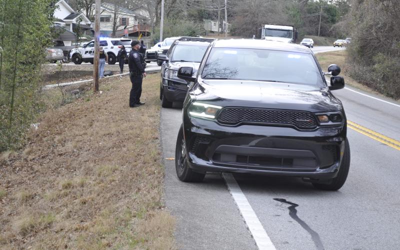 Four different law enforcement agencies arrived at a home on Hwy. 123 in reference to a hostage call. When they arrived, they found nothing but a male inside the home.