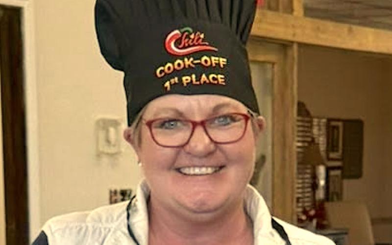 Cyndi Russell was the winner of the Toccoa Elks Lodge's chili cookoff on Saturday, Feb. 21.