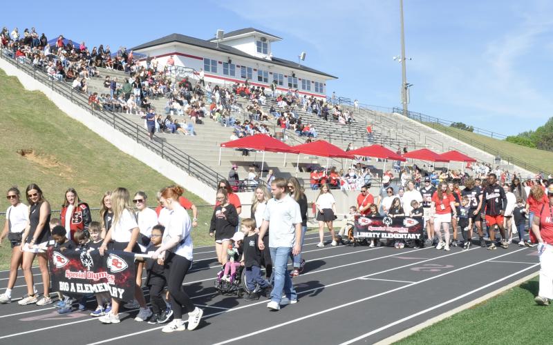 Stephens County High School hosted its annual Special Olympics on Friday, April 10. The event welcomed students with special needs from the area to compete in games at The Reservation.