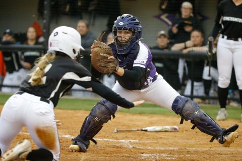 Natalie Morgan making a play for Furman University. - Photo courtesy of Furman athletics  