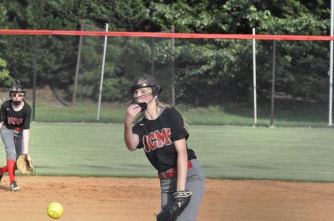 Bailee Shedd delivers a pitch 