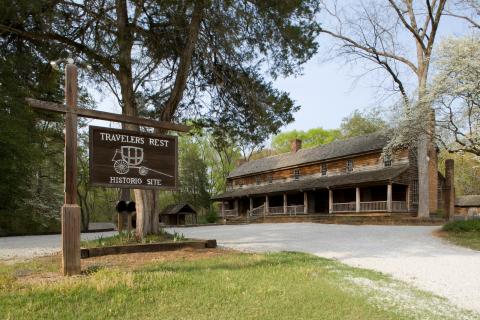 Traveler’s Rest, the old stagecoach inn and plantation on the banks of the Tugaloo River.