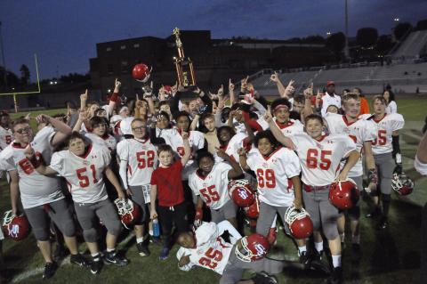 Stephens County Middle celebrates championship 