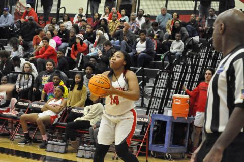 Marielle McNeal fires up a three