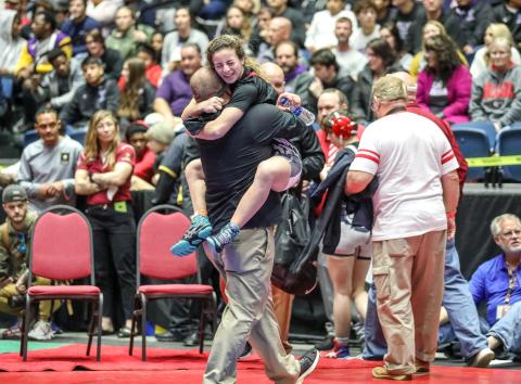 Athena Malek celebrates title