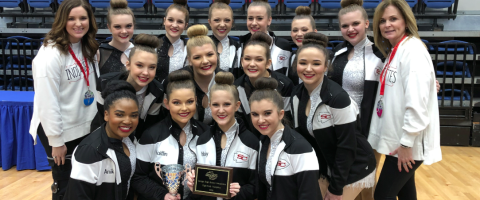 The Stephens County High School dance team took the championship Feb. 15.