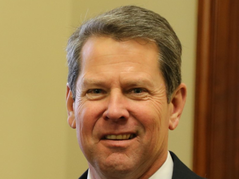 Georgia Gov. Brian Kemp.