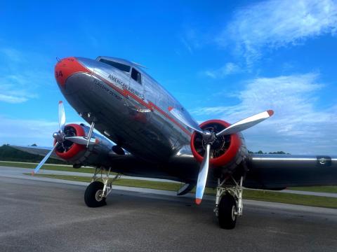 Douglas DC-3's are often featured attractions at air shows and provide attendants with a sense of nostalgia and history. This one flew in and out of the Toccoa-Stephens County Airport last week as two pilots received training.