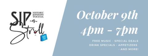  Strollers can enjoy their favorite drink samples, deals, special promotions, and music.