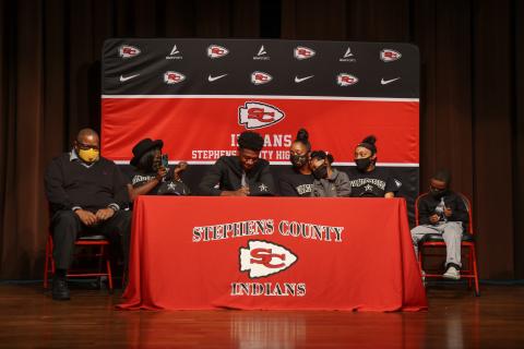 Gamarion Carter on signing day