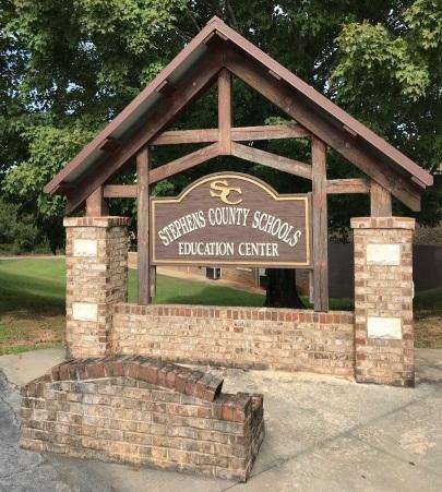 Stephens County public schools sign