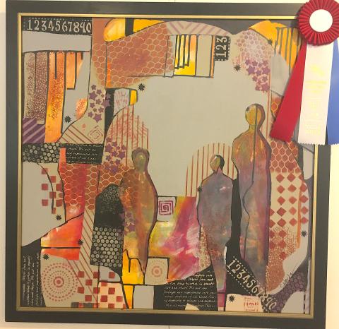 The work of Carly Hardy was named Best in Show in the fall arts and crafts show.