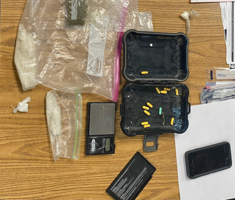 These are some of the drugs and drug paraphernalia seized by deputies in the Nov. 16 arrest.