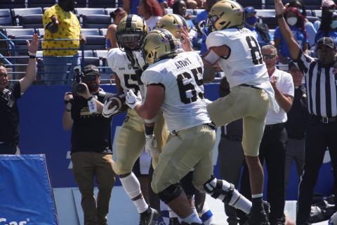 A.J. Howard in a game against GSU 