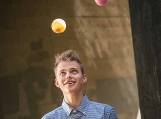 Juggler Zak McAllister.