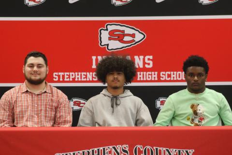 Walker Thomason, Vadole Fleming and Bryson Trimier 