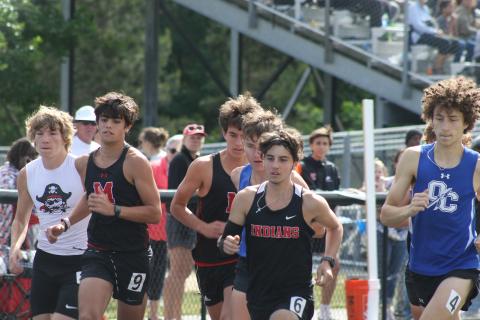 Bobby Fessler in a race at sectionals 