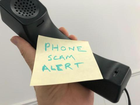 Toccoa police chief Jimmy Mize says there's a scam where people are calling residents claiming to be with local law enforcement.