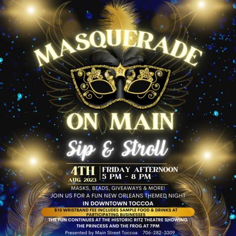 Have a sip and a stroll Aug. 4 in Toccoa.