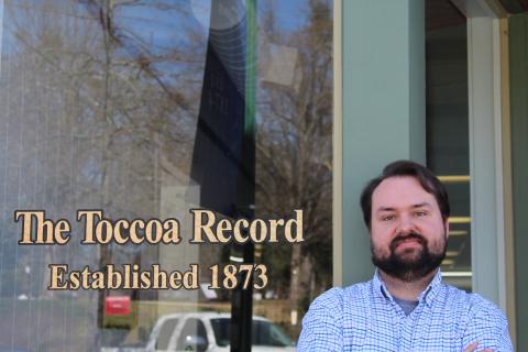 Michael O'Hearn, former editor of the Crossroads Chronicle in Cashiers, N.C., has joined The Toccoa Record as its editor. His first day was Monday, March 11.